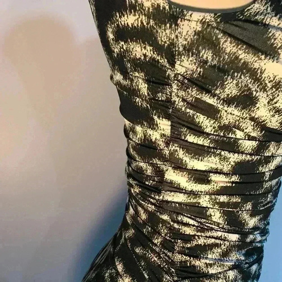 International Concepts Animal Print Black & White Dress - Picture 3 of 7